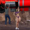Vicky Chang - Lifting a truck